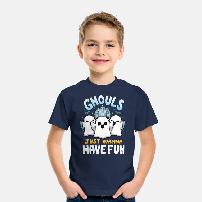 Fun Ghouls-Youth-Basic-Tee-Vallina84