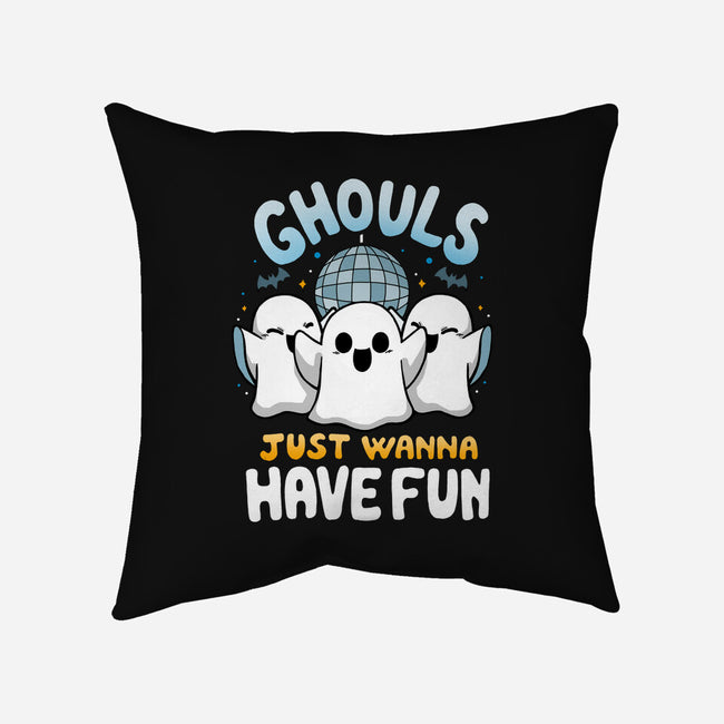 Fun Ghouls-None-Removable Cover w Insert-Throw Pillow-Vallina84