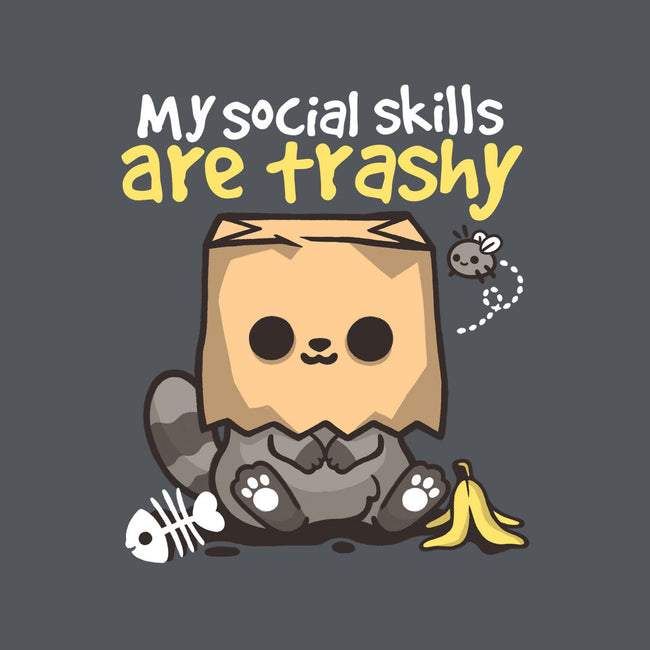 Trashy Social Skills-None-Glossy-Sticker-NemiMakeit