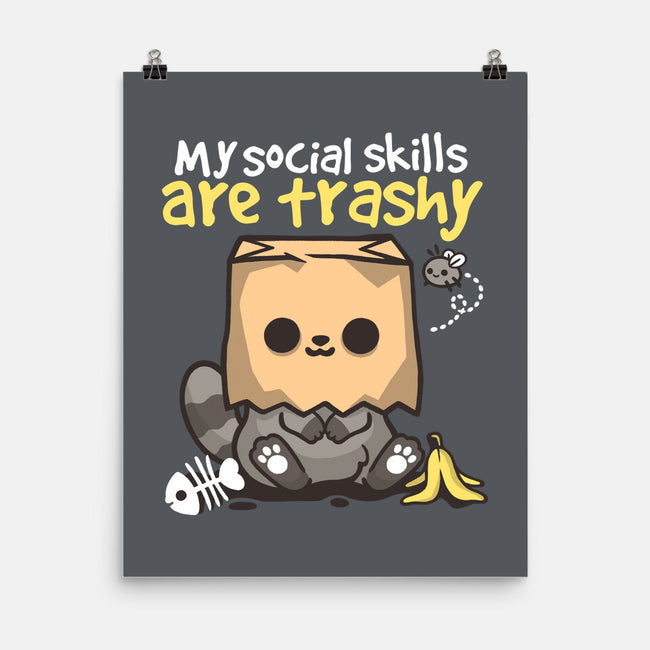 Trashy Social Skills-None-Matte-Poster-NemiMakeit