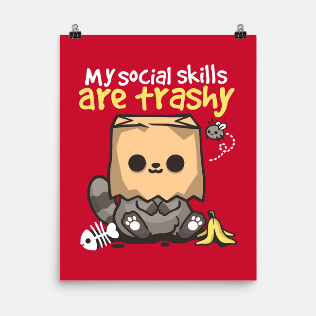 Trashy Social Skills-None-Matte-Poster-NemiMakeit