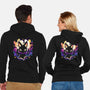 Cat Witched-Unisex-Zip-Up-Sweatshirt-Vallina84