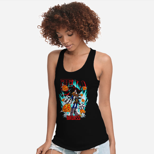 Hedgehog Badass-Womens-Racerback-Tank-Diego Oliver