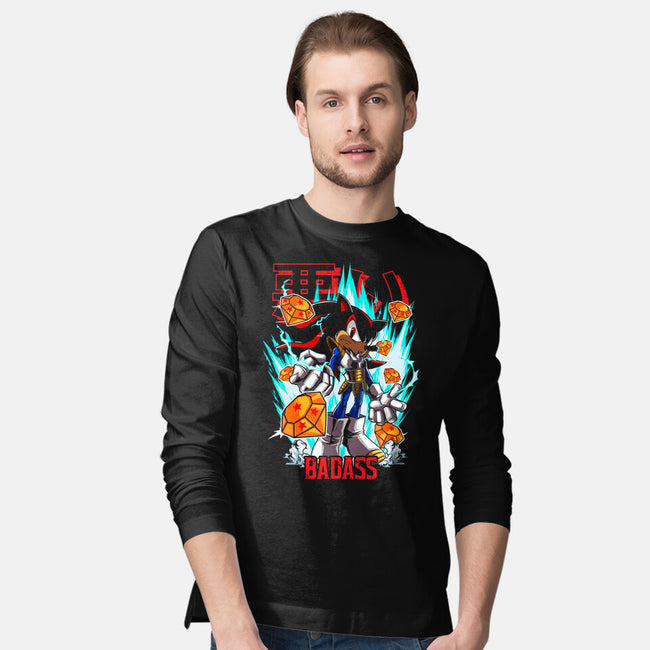 Hedgehog Badass-Mens-Long Sleeved-Tee-Diego Oliver