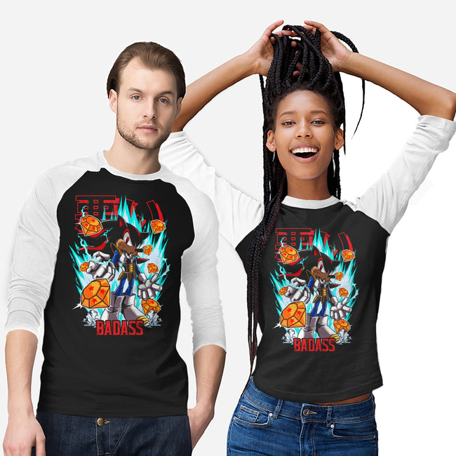 Hedgehog Badass-Unisex-Baseball-Tee-Diego Oliver