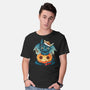 Dragon Pumpkin-Mens-Basic-Tee-Vallina84