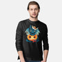 Dragon Pumpkin-Mens-Long Sleeved-Tee-Vallina84