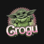 Grogu Doll-Womens-V-Neck-Tee-Astrobot Invention