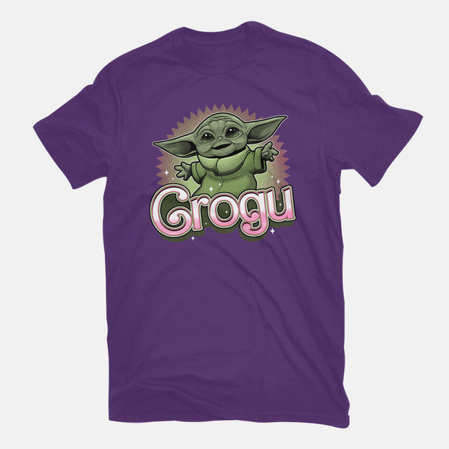 Grogu Doll-Womens-Fitted-Tee-Astrobot Invention