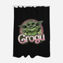 Grogu Doll-None-Polyester-Shower Curtain-Astrobot Invention