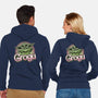 Grogu Doll-Unisex-Zip-Up-Sweatshirt-Astrobot Invention