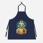 Voodoo Pumpkin-Unisex-Kitchen-Apron-Vallina84