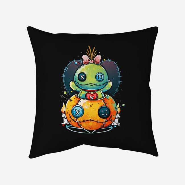 Voodoo Pumpkin-None-Removable Cover w Insert-Throw Pillow-Vallina84