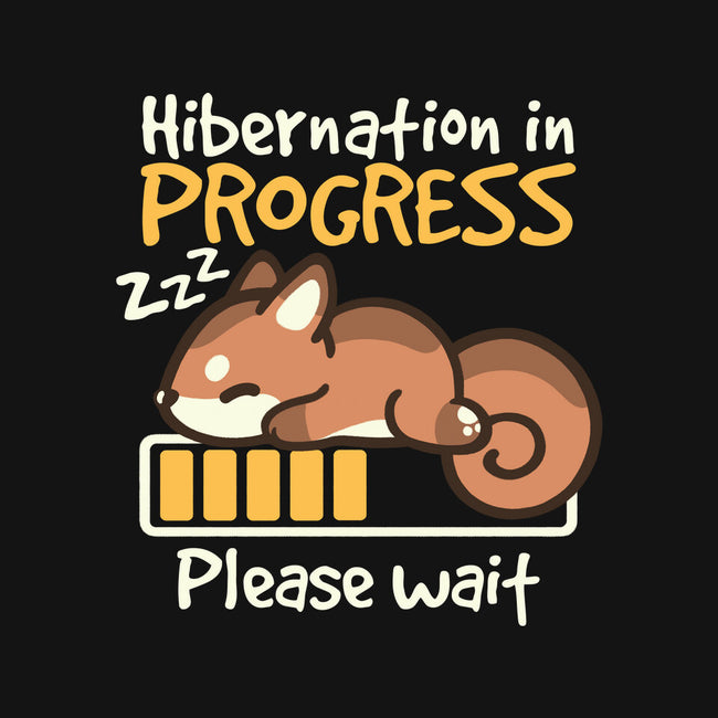 Hibernation In Progress Squirrel-None-Removable Cover w Insert-Throw Pillow-NemiMakeit