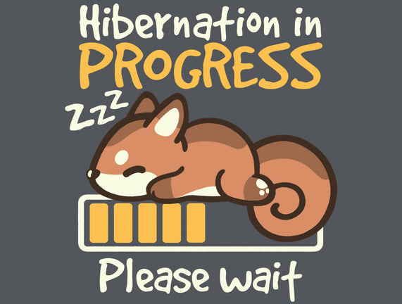 Hibernation In Progress Squirrel