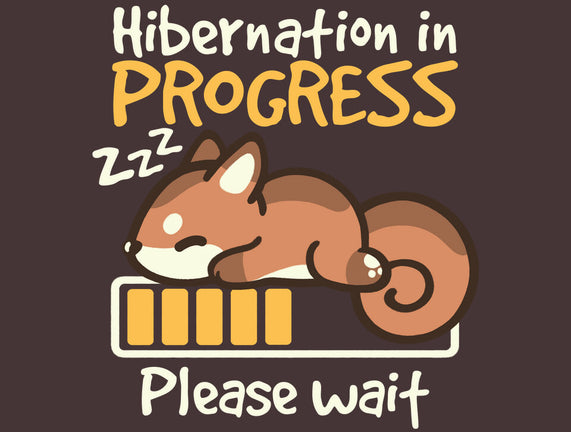 Hibernation In Progress Squirrel