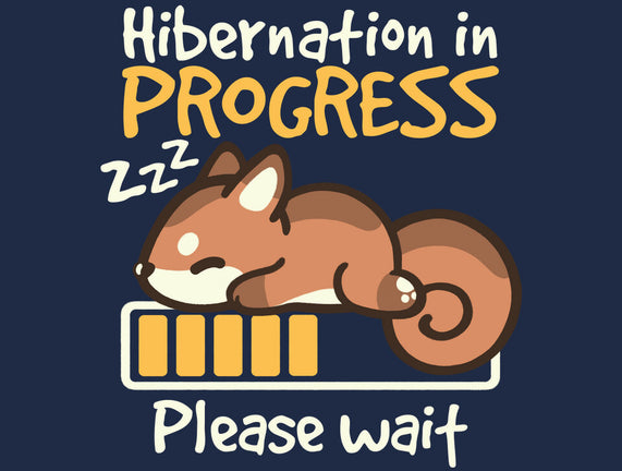 Hibernation In Progress Squirrel