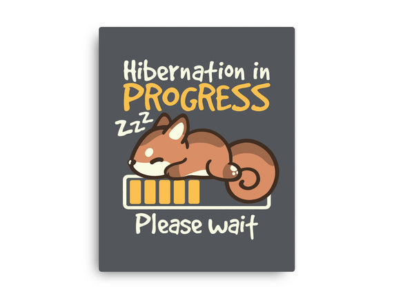 Hibernation In Progress Squirrel