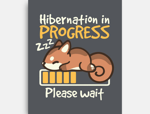 Hibernation In Progress Squirrel