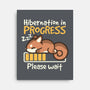 Hibernation In Progress Squirrel-None-Stretched-Canvas-NemiMakeit