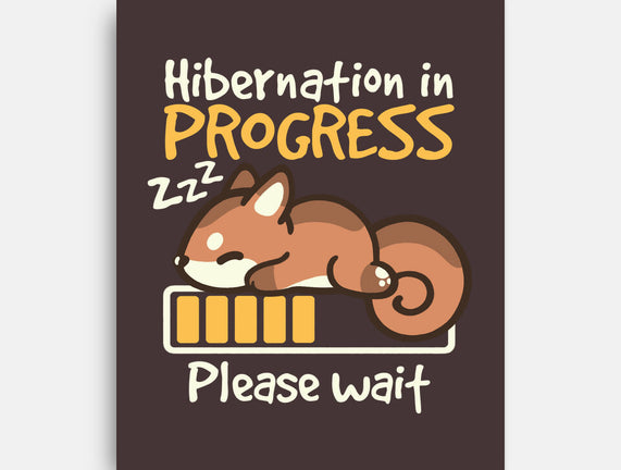 Hibernation In Progress Squirrel