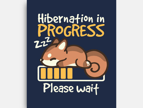 Hibernation In Progress Squirrel