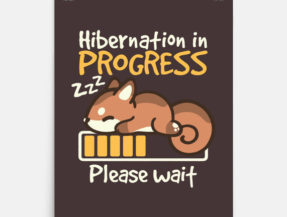 Hibernation In Progress Squirrel