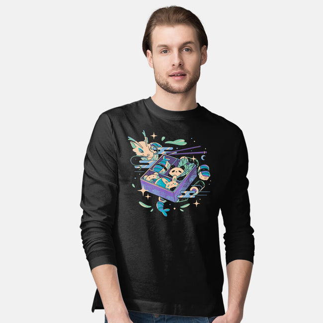 Sushi Animals-Mens-Long Sleeved-Tee-yumie