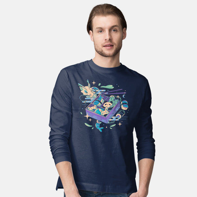 Sushi Animals-Mens-Long Sleeved-Tee-yumie