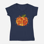 Harvest Of Foxes-Womens-V-Neck-Tee-Vallina84