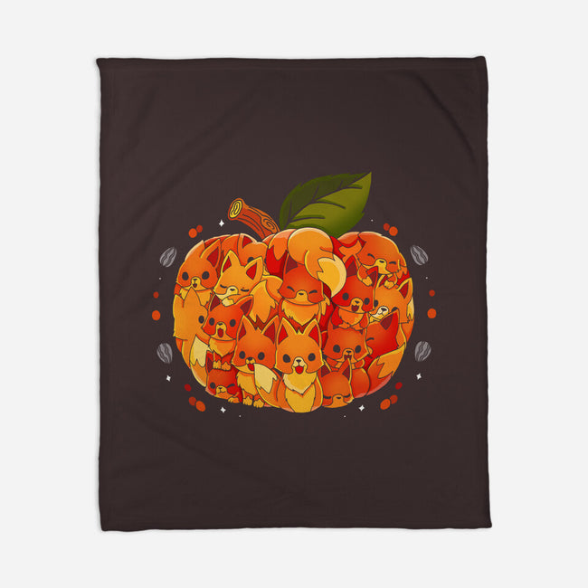 Harvest Of Foxes-None-Fleece-Blanket-Vallina84