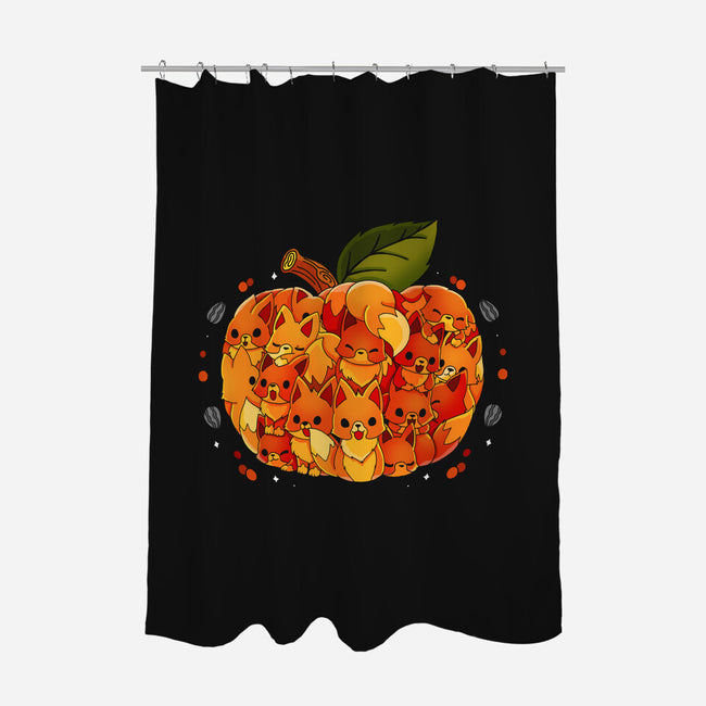 Harvest Of Foxes-None-Polyester-Shower Curtain-Vallina84