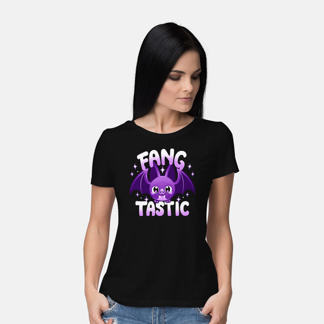 Spooky And Fangtastic-Womens-Basic-Tee-Vallina84