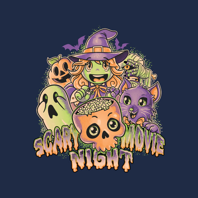 Scary Movie Night-Youth-Basic-Tee-Skullpy