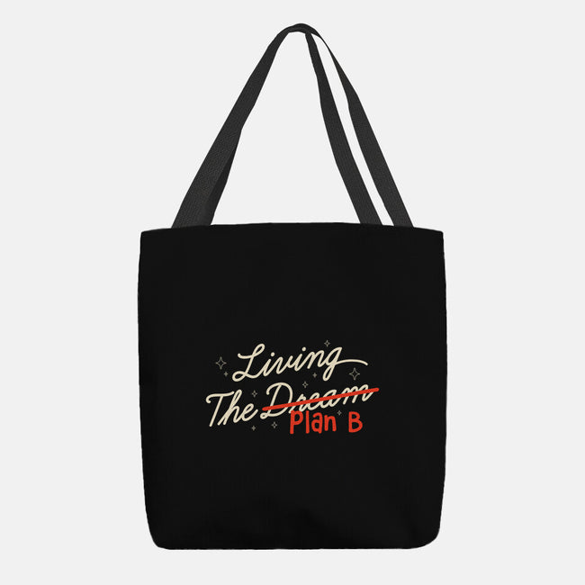 Living The Plan B-None-Basic Tote-Bag-koalastudio