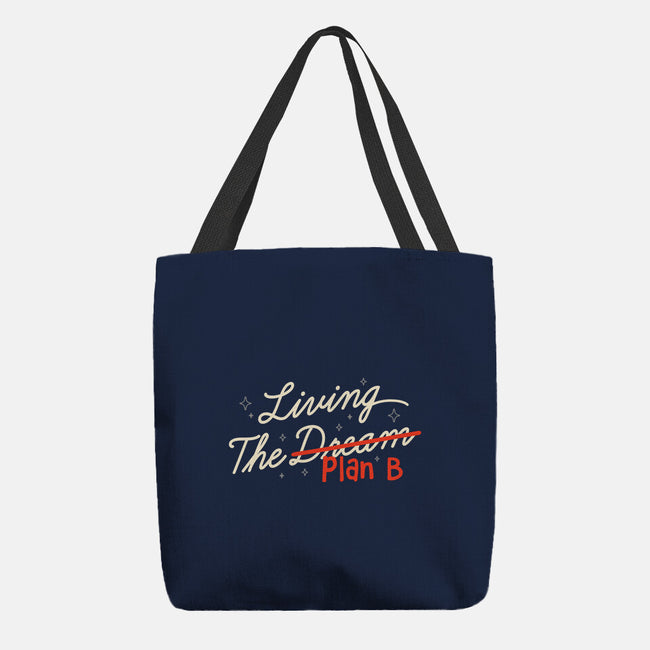 Living The Plan B-None-Basic Tote-Bag-koalastudio