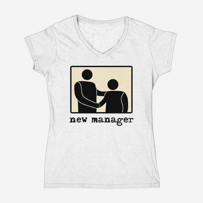 New Manager-Womens-V-Neck-Tee-nickzzarto