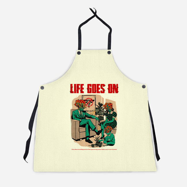 Among The Ruins-Unisex-Kitchen-Apron-Hafaell