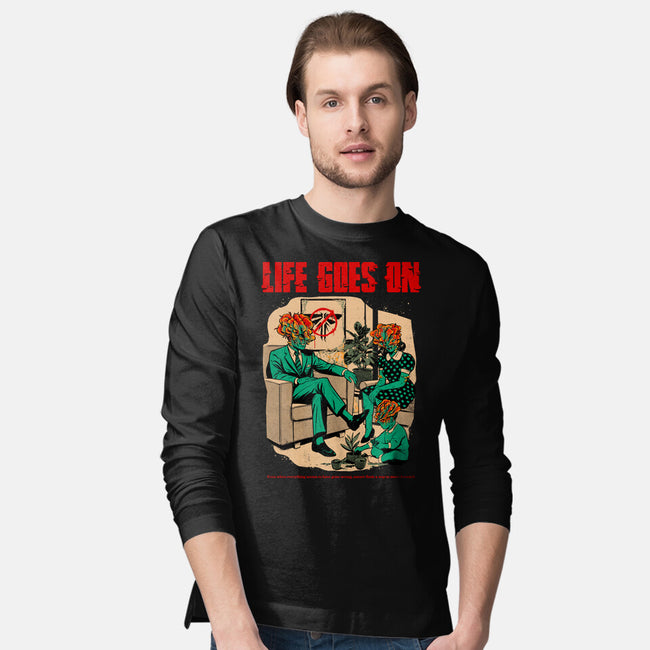 Among The Ruins-Mens-Long Sleeved-Tee-Hafaell