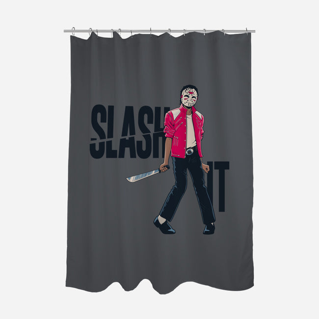 Slash It-None-Polyester-Shower Curtain-teesgeex