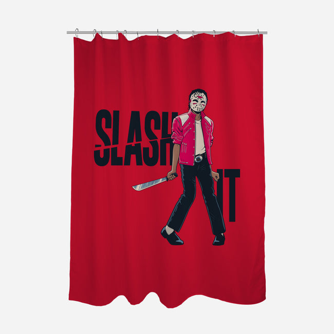 Slash It-None-Polyester-Shower Curtain-teesgeex