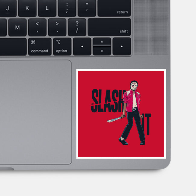 Slash It-None-Glossy-Sticker-teesgeex