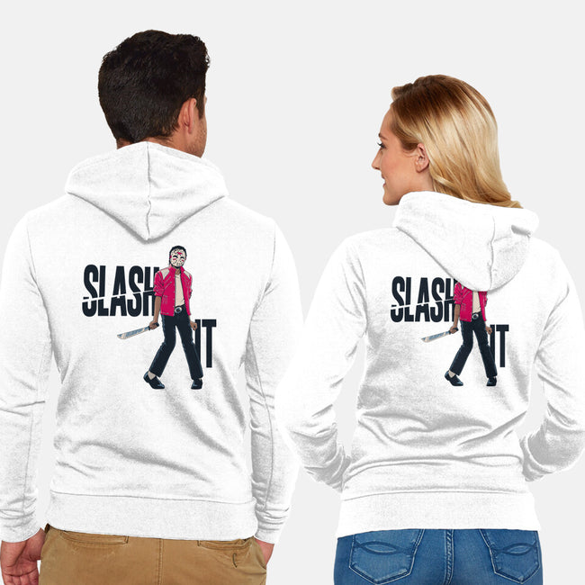 Slash It-Unisex-Zip-Up-Sweatshirt-teesgeex