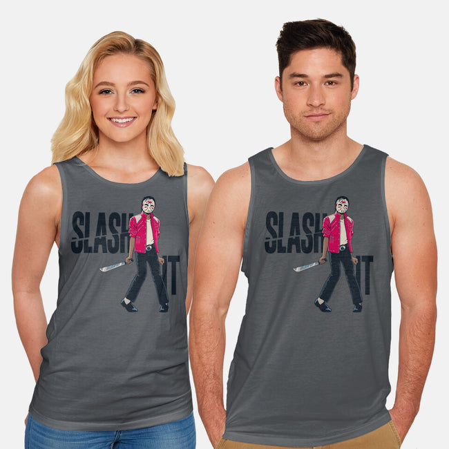 Slash It-Unisex-Basic-Tank-teesgeex