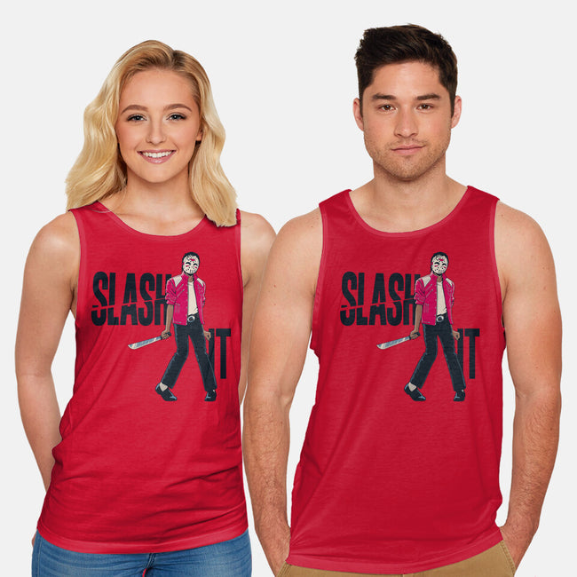 Slash It-Unisex-Basic-Tank-teesgeex