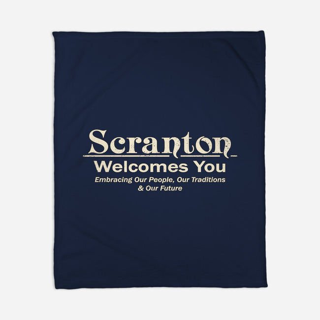 Dunder City-None-Fleece-Blanket-retrodivision