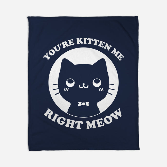 Kitten Me-None-Fleece-Blanket-Studio Mootant