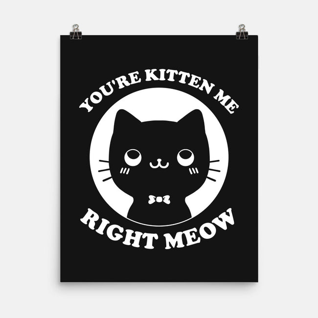 Kitten Me-None-Matte-Poster-Studio Mootant