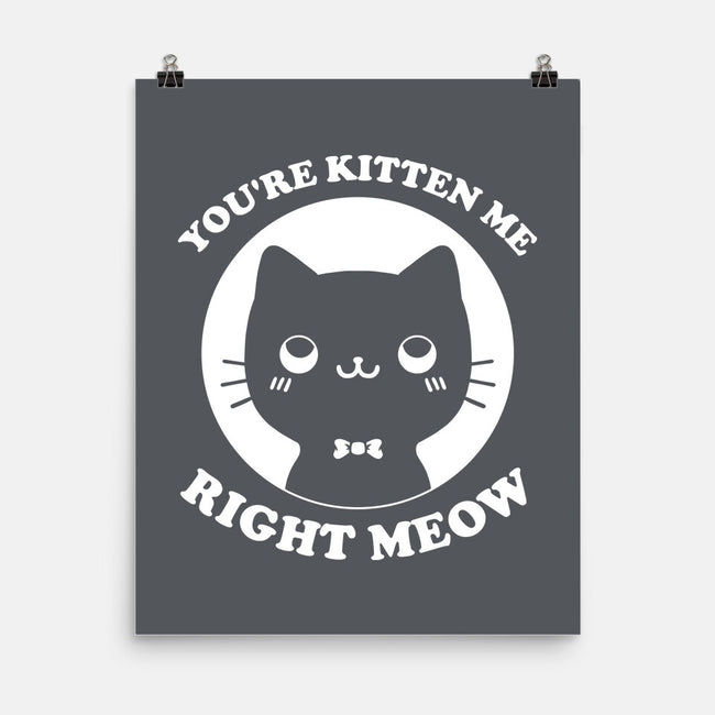 Kitten Me-None-Matte-Poster-Studio Mootant