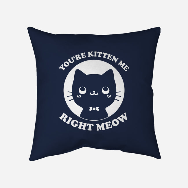 Kitten Me-None-Removable Cover w Insert-Throw Pillow-Studio Mootant